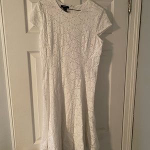 Alfani eyelet dress. Size 8